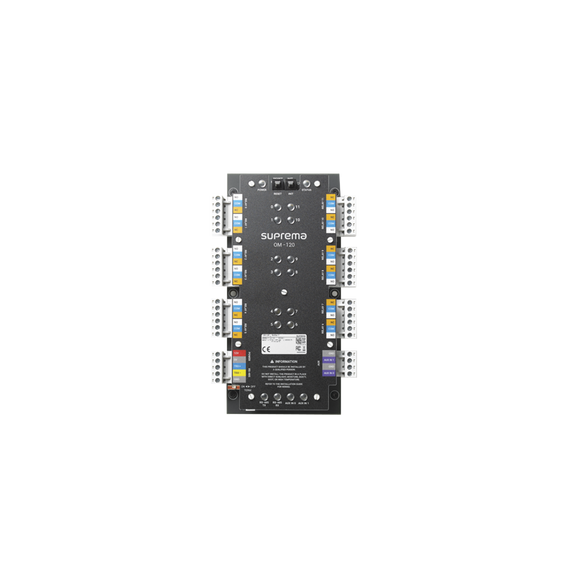 SUPREMA OM120 OM120 Módulo de Control / 12 Relevadores de Salida con Función para Con