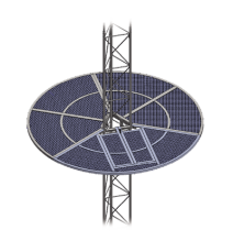 SYSCOM TOWERS SOM30 SOM-30 Sistema Anti Escala tipo Sombrilla para Torre STZ30G. Galv