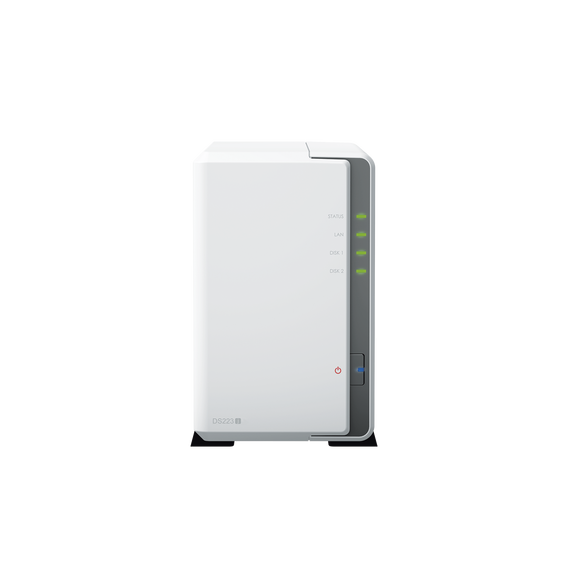 SYNOLOGY DS223J DS223J Servidor NAS de 2 Bahías / Hasta 32 TB / Servicio Nube Gratis