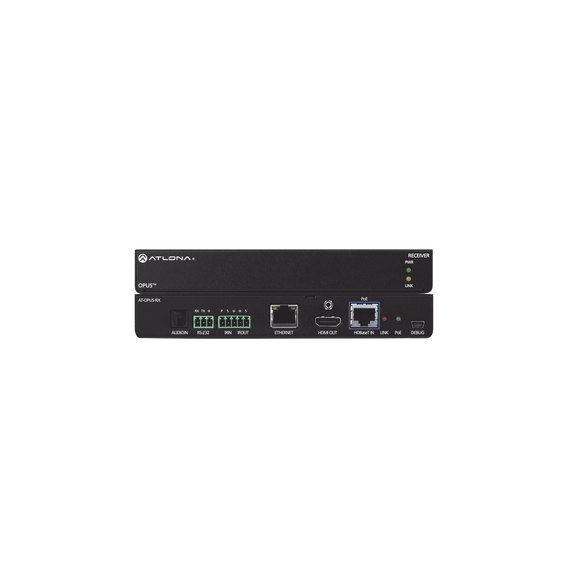 ATLONA ATOPUSRX AT-OPUS-RX 4K HDR HDBaseT RX para matrices de conmutación Opus