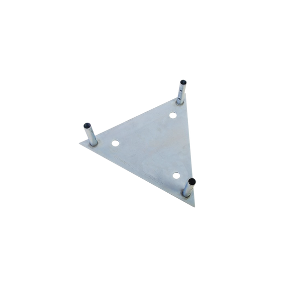 SYSCOM TOWERS SBA60G SBA60G Base para Tramo STZ60G con Placa 1/2 Niple de 3/4 Galvani