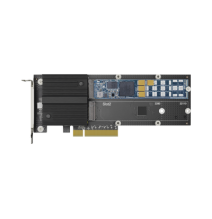 SYNOLOGY M2D20 M2D20 Tarjeta adaptadora SSD M.2 de doble ranura para aceleración de c