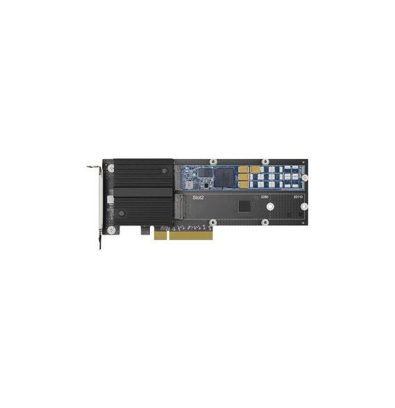 SYNOLOGY M2D20 M2D20 Tarjeta adaptadora SSD M.2 de doble ranura para aceleración de c