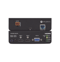 ATLONA ATHDVS150TX AT-HDVS-150-TX Transmisor HDBaseT de 3 entradas (VGA y HDMI)