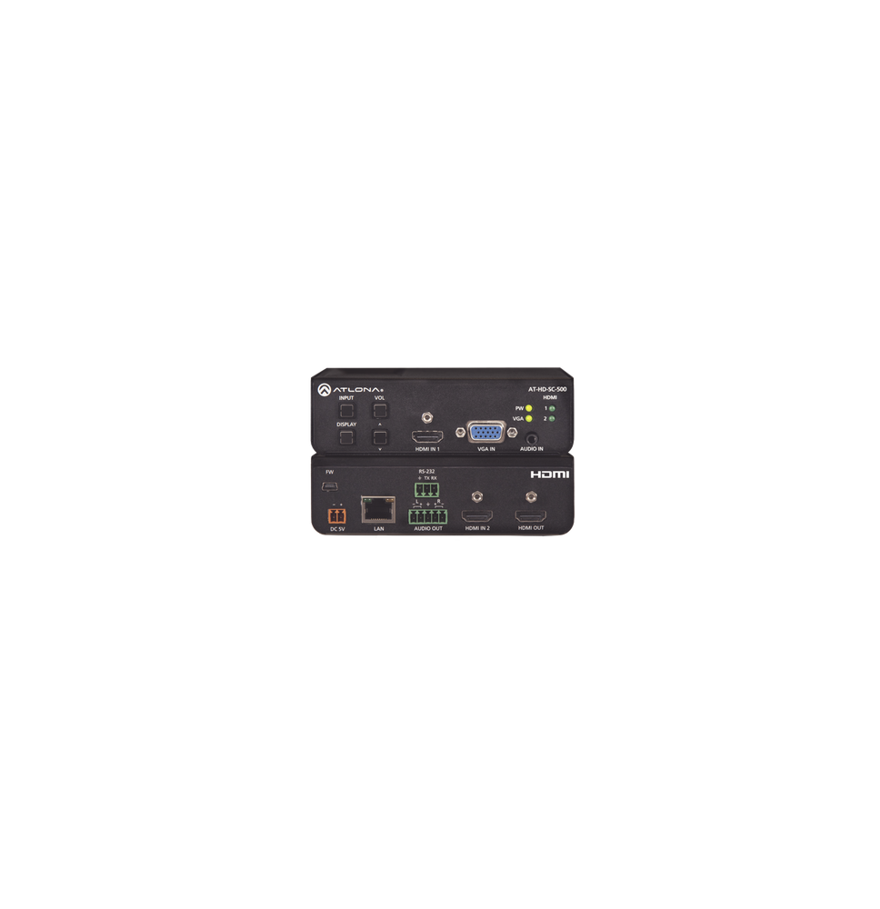 ATLONA ATHDSC500 AT-HD-SC-500 Escalador de vídeo HD de tres entradas para señales HDM ATLONA ATHDSC500 AT-HD-SC-500 Escalador de vídeo HD de tres entradas para señales HDM