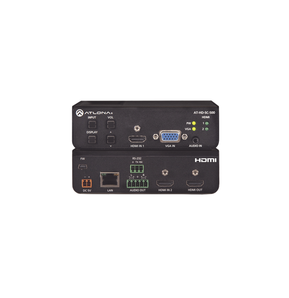 ATLONA ATHDSC500 AT-HD-SC-500 Escalador de vídeo HD de tres entradas para señales HDM