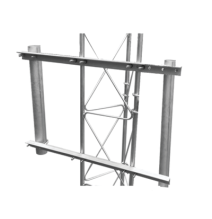 SYSCOM TOWERS SBLUNI2GD SBL-UNI-2GD Brazo Lateral Doble Para Torre Arriostrada Compat