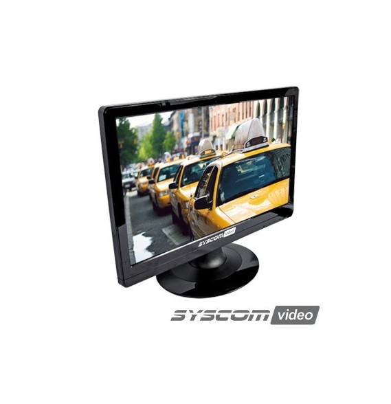 SYSCOM VIDEO EPMON19 EPMON19 Monitor Profesional LCD de 19 Resolución 1366x768p Entra