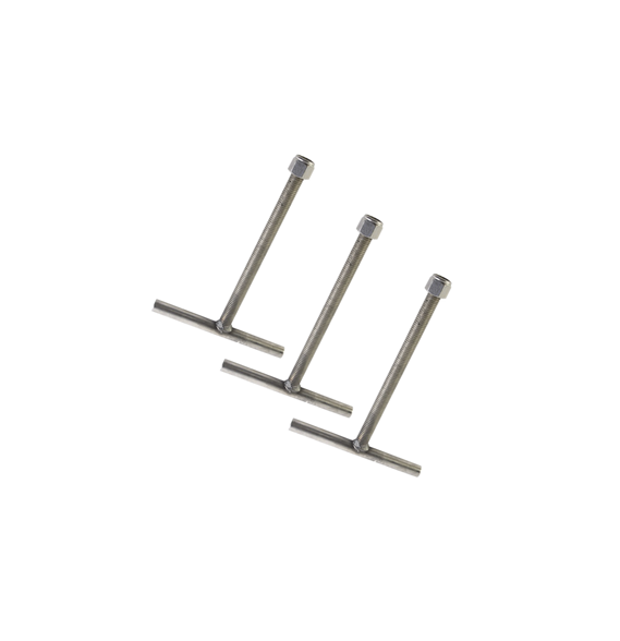 SYSCOM TOWERS SAB60G SAB-60G Juego de 3 Anclas con galvanizado por inmersión en calie