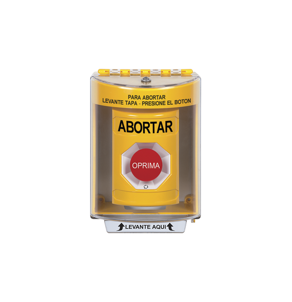 STI SS2281ABES SS2281AB-ES Botón de Abortar Texto en Español Tapa Protectora de Polic