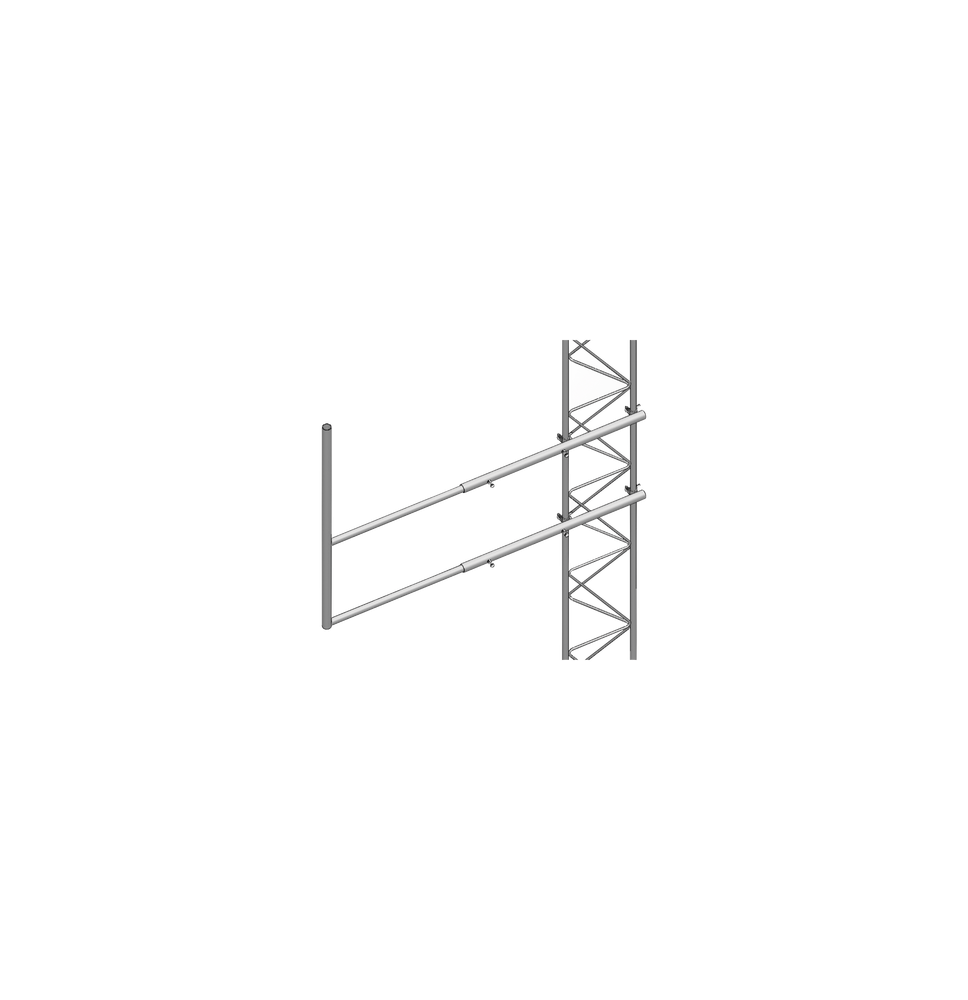 SYSCOM TOWERS SBL60G SBL60G Brazo tipo F para tramos STZ-60G galvanizado por inmersió