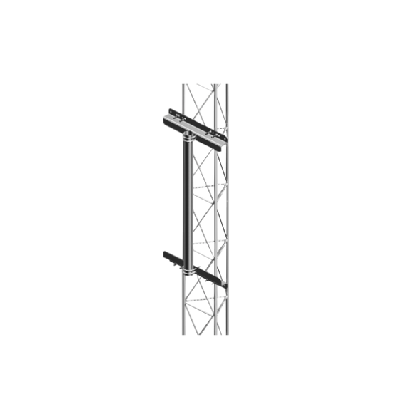 SYSCOM TOWERS SFM1MG SFM-1MG Mástil Robusto de 1 metro para Instalación en torre de t
