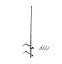 SYSCOM TOWERS SMRP2 SMR-P2 Mástil de 3 m de 1-1/2 diámetro ced. 30 con Herrajes para