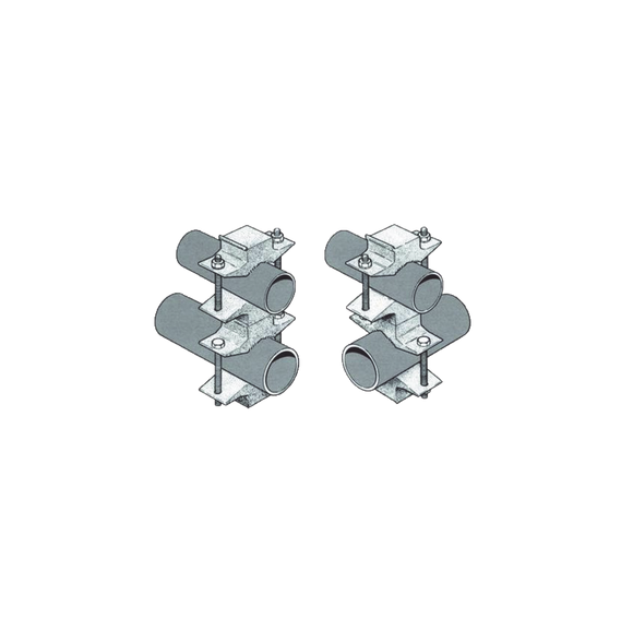 SINCLAIR CLAMP130 CLAMP-130 Juego Sencillo en Aluminio de Abrazadera Dual para Mástil