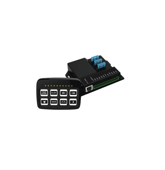 SIGNALPRO SP03 SP03 Controlador Universal de 8 interruptores 12-24 Vcd con Montaje Fi