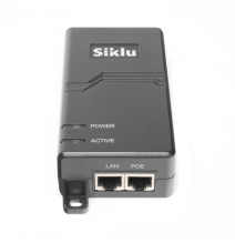 Siklu AXIN60WACPOEUS AX-IN-60W-AC-POE-US Inyector PoE Pasivo 1 Gbps 60 W 55 Vcc 100-2