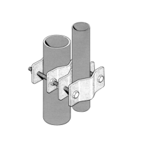 SINCLAIR CLAMP005 CLAMP-005 Juego Sencillo de Abrazadera Dual para Mástiles de 3.81 a