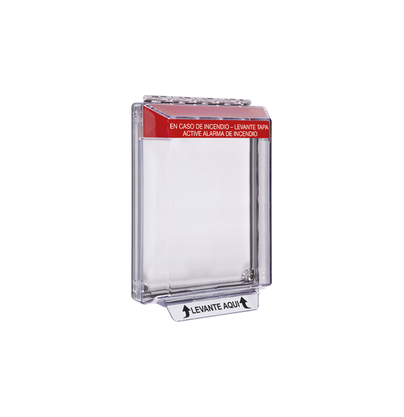 STI STI14020FRES STI-14020FR-ES Cubierta Universal Transparente de Bajo Perfil Texto