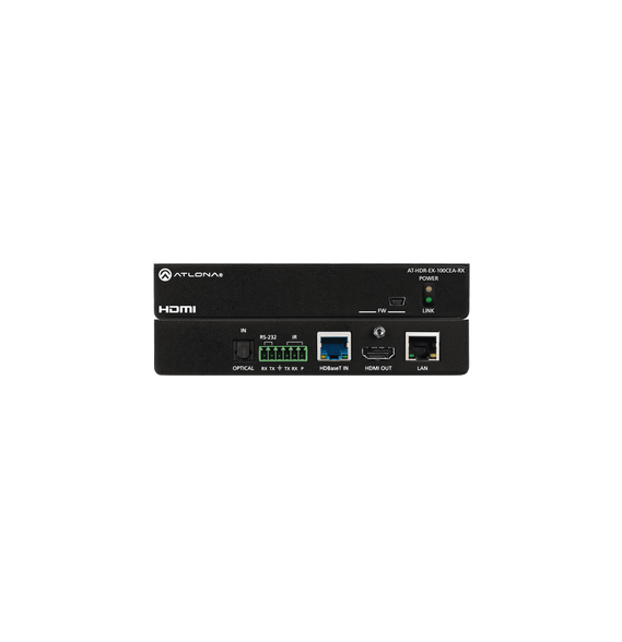 ATLONA ATHDREX100CEARX AT-HDR-EX-100CEA-RX Receptor 4K HDR HDBaseT con control Ethern