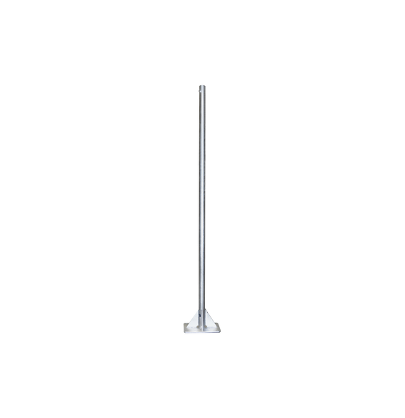 SYSCOM TOWERS SMAUTO2 SM-AUTO-2 Mástil de 2 metros de 2 Diámetro con Opresor Base Sol