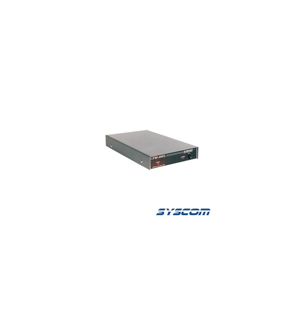 Syscom PM400M PM400M Interconector telefónico Full Dúplex con gabinete metálico Syscom PM400M PM400M Interconector telefónico Full Dúplex con gabinete metálico