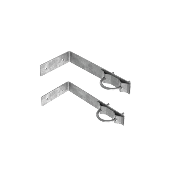 SYSCOM TOWERS SMRPH SMR-PH Juego de 2 Herrajes de Pared para Sujeción de Mástil (1-1/