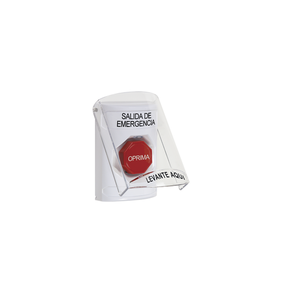 STI SS2322EXES SS2322EX-ES Botón de Emergencia Texto en Español Tapa Protectora de Po