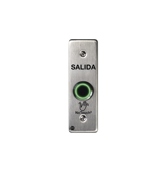 STI NTSS001ES NT-SS001-ES Interruptor IR NoTouch® de Acero Inoxidable Montaje Delgado