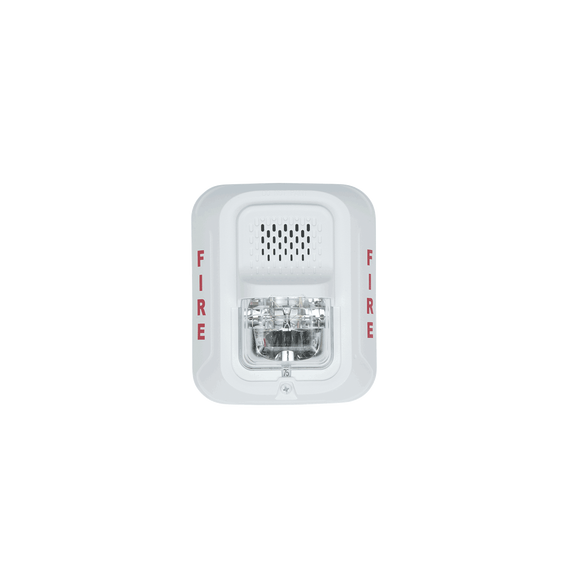 SYSTEM SENSOR P2WL P2W-L Sirena con Lámpara Estroboscópica a 2 Hilos Montaje en Pared
