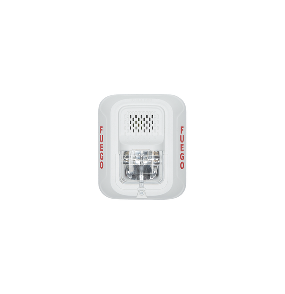 SYSTEM SENSOR P2WLSP P2WL-SP Sirena con Lámpara Estroboscópica a 2 Hilos Montaje en P