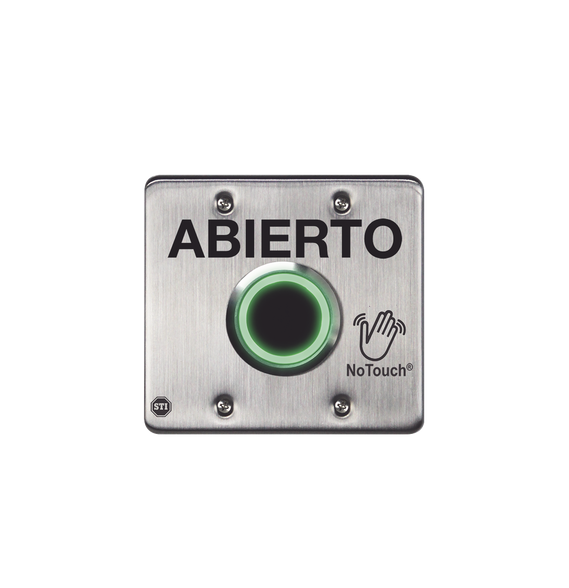 STI NTSS202ES NT-SS202-ES Interruptor IR NoTouch® de Acero Inoxidable Salida Doble AB