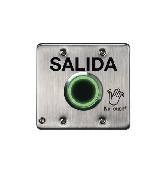 STI NTSS201ES NT-SS201-ES Interruptor IR NoTouch® de Acero Inoxidable Salida Doble SA
