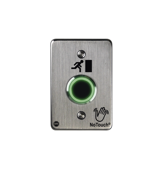 STI NTSS100ES NT-SS100-ES Interruptor IR NoTouch® de Acero Inoxidable De un solo grup