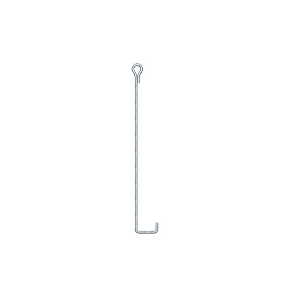SYSCOM TOWERS SAZ0L SAZ-0L Ancla de Suelo con Ojo de Llave Ø 3/4 x 150 cm Galvanizado