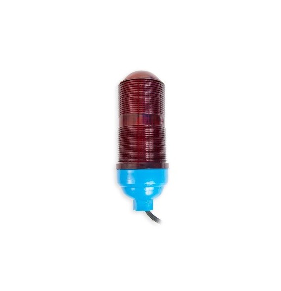 SYSCOM TOWERS SLOP5 SLOP-5 Lámpara de Obstrucción Básica con Globo Rojo de Policarbon