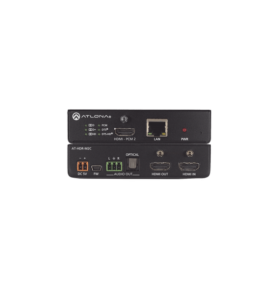 ATLONA ATHDRM2C AT-HDR-M2C Convertidor de audio multicanal 4K HDR
