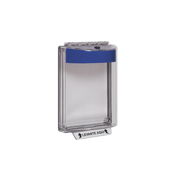STI STI13010NB STI-13010-NB Cubierta universal transparente con mensaje de incendio e