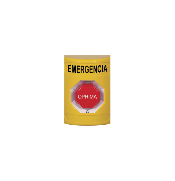 STI SS2209EMES SS2209EM-ES Botón de Emergencia en Español Color Amarillo Acción Mante