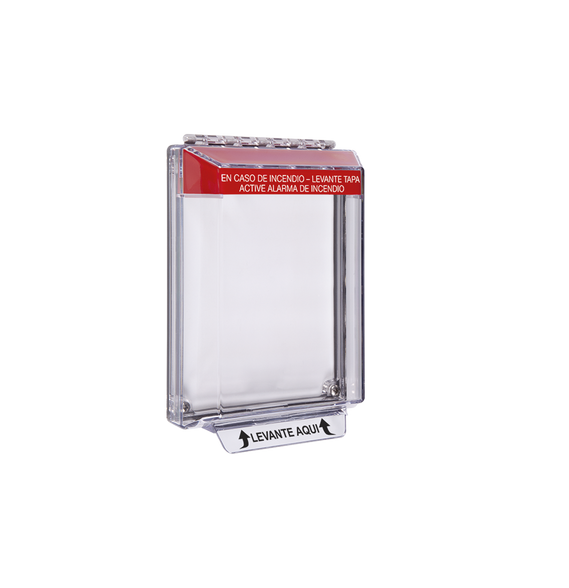 STI STI14010FRES STI-14010FR-ES Cubierta Universal Transparente de Bajo Perfil y Text