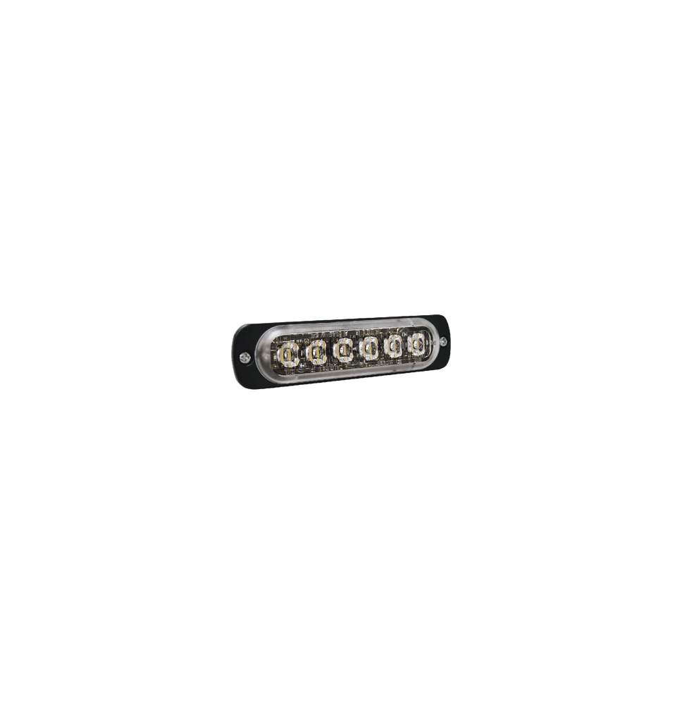 SIGNALPRO SP6A SP6A Luz Auxiliar de 6 LED Ambar Bisel Negro Lente Transparente SIGNALPRO SP6A SP6A Luz Auxiliar de 6 LED Ambar Bisel Negro Lente Transparente