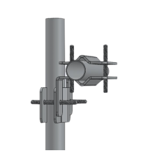 SYSCOM TOWERS SMMK5 SMMK5 Herraje Adaptador Cruzado para Mástil para Diámetros desde