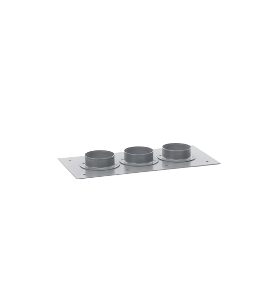 SYSCOM TOWERS STEP413 STEP413 Placa Pasamuros Con Capacidad de 3 Botas de 4