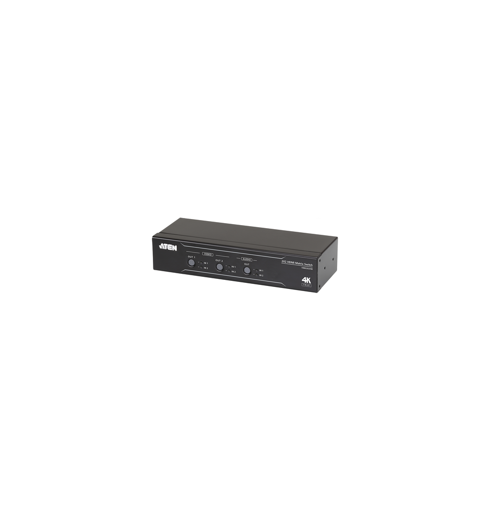 ATEN VM0202HB VM0202HB Conmutador matricial HDMI 2 x 2 True 4K con desembebedor de au