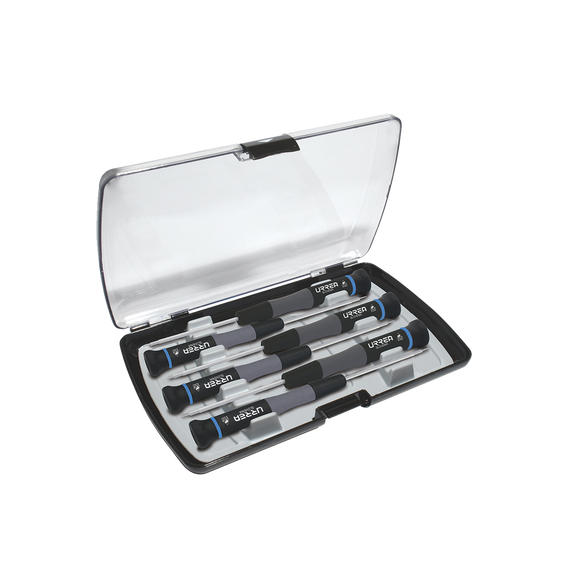 SURTEK SYS9501BT SYS-9501-BT Juego de 6 destornilladores ESD torx en caja plástica de