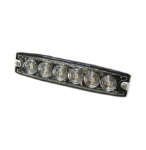 SIGNALPRO SPL6A SPL6A Luz Auxiliar de 6 LED ámbar SAE Clase I lente transparente