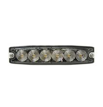 SIGNALPRO SPL6A SPL6A Luz Auxiliar de 6 LED ámbar SAE Clase I lente transparente