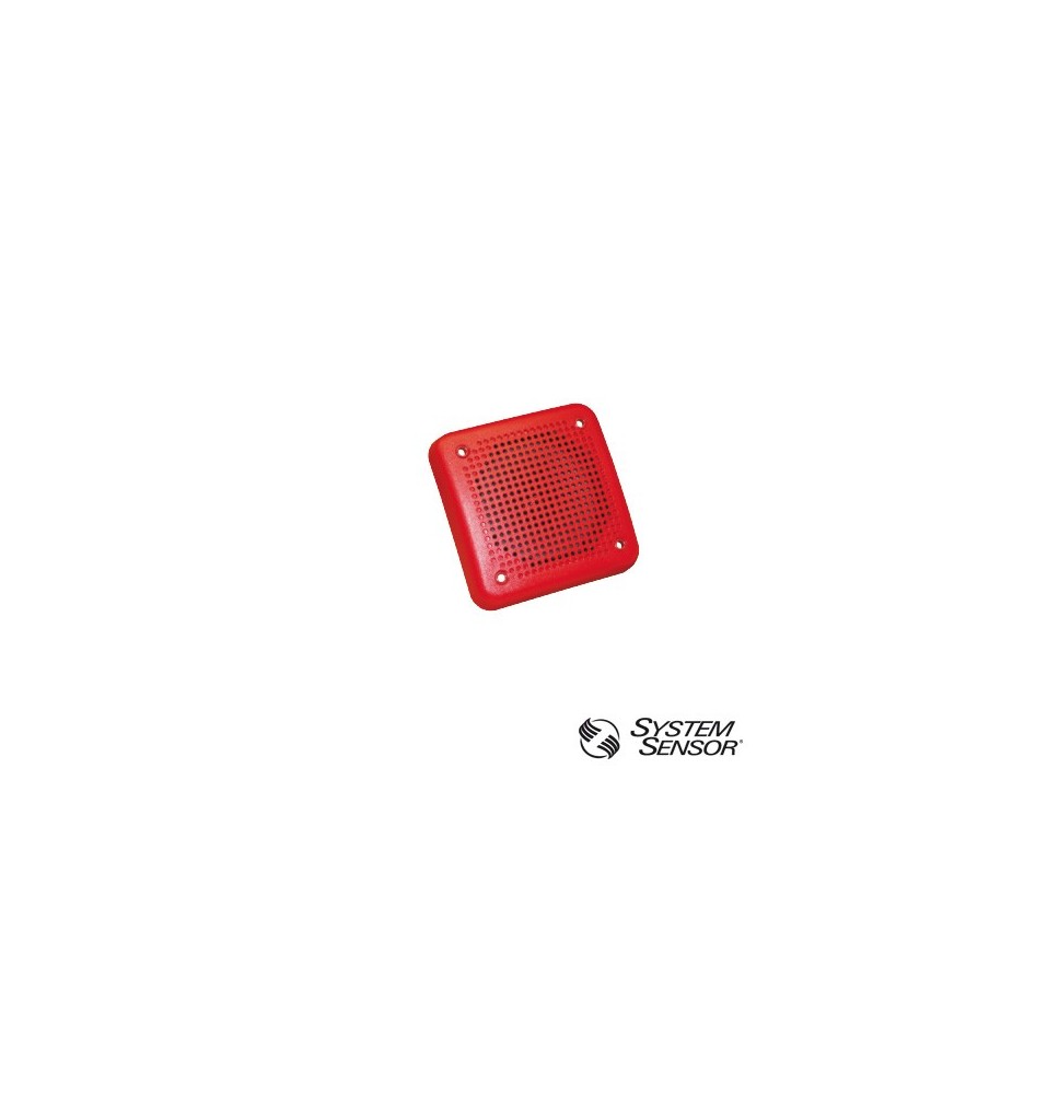 SYSTEM SENSOR SP201R SP201R Bocina roja de 84 dB