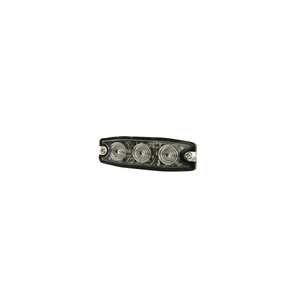 SIGNALPRO SPL3A SPL3A Luz Auxiliar de 3 LED ámbar SAE Clase I Lente transparente SIGNALPRO SPL3A SPL3A Luz Auxiliar de 3 LED ámbar SAE Clase I Lente transparente