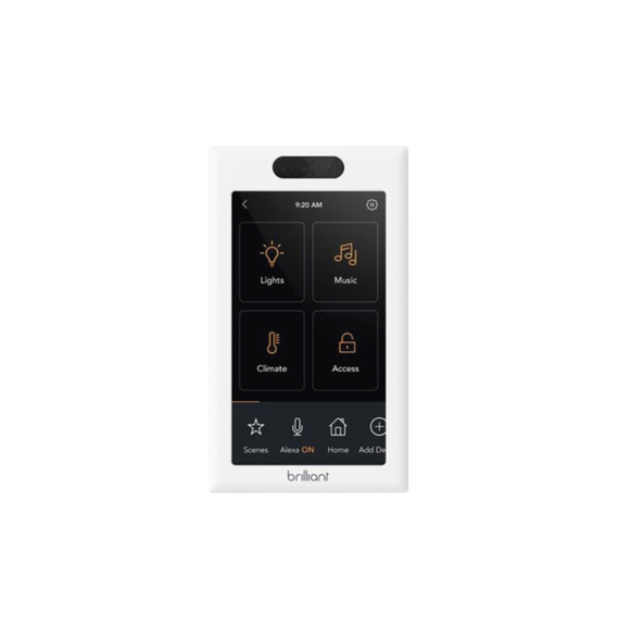 BRILLIANT BHA120USWH1C BHA120USWH1C Control de iluminación touch desde su pantalla en