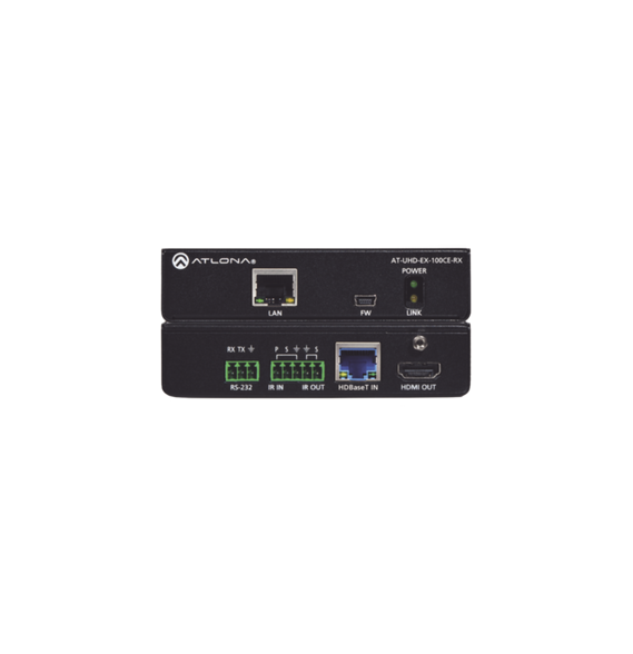 ATLONA ATUHDEX100CERX AT-UHD-EX-100CE-RX Receptor HDBaseT 4K/UHD HDMI sobre 100 M con